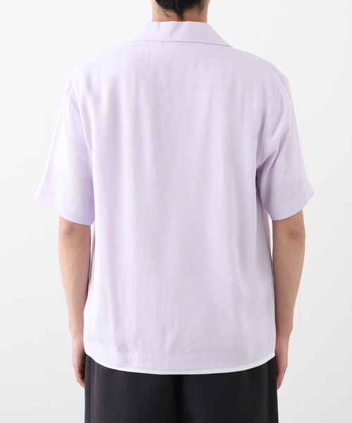 Sefr（セファ）の「Sefr(セファー) NOAM SHIRT SF-25SS M-036（シャツ/ブラウス・メンズ・バイオレット・SMALL/MEDIUM）」の2枚目の写真