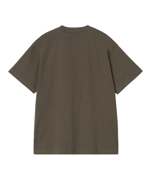 Carhartt WIP(カーハートダブリューアイピー)の「Carhartt WIP S/S BIG TIME T-SHIRT(カーハートワークインプログレス ショートスリーヴ ビッグタイム Tシャツ)(Tシャツ/カットソー・メンズ・ベージュ系/ブラウン系1/ブラウン系2・SMALL/MEDIUM/LARGE/X-LARGE)」の5枚目の写真