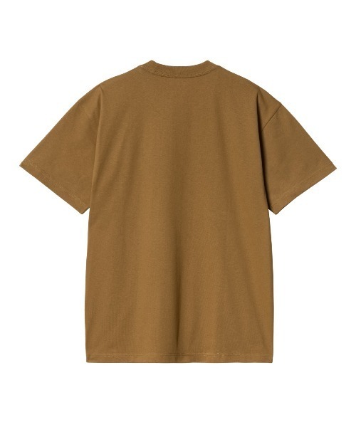 Carhartt WIP(カーハートダブリューアイピー)の「Carhartt WIP S/S BIG TIME T-SHIRT(カーハートワークインプログレス ショートスリーヴ ビッグタイム Tシャツ)(Tシャツ/カットソー・メンズ・ベージュ系/ブラウン系1/ブラウン系2・SMALL/MEDIUM/LARGE/X-LARGE)」の8枚目の写真