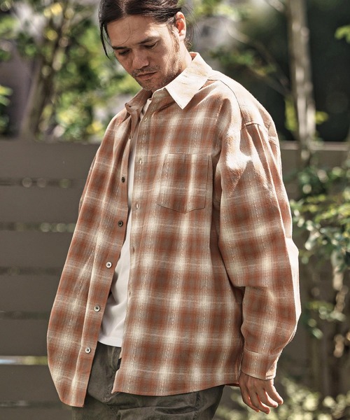 ms6101 — жаккардовая рубашка Ombre Check