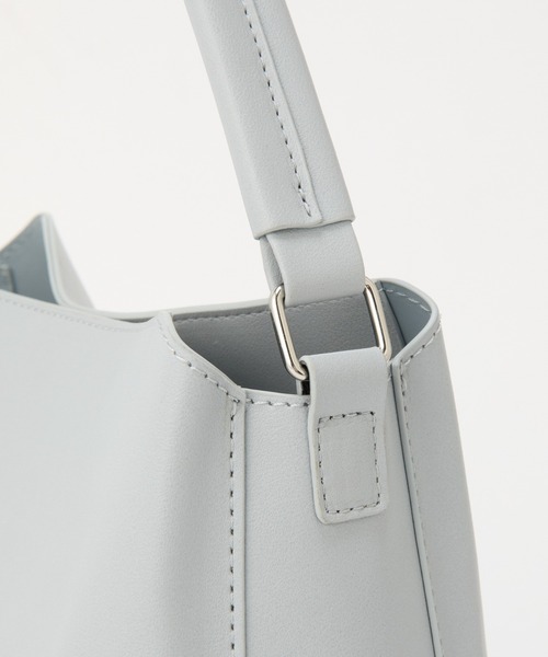 COLONY 2139（コロニートゥーワンスリーナイン）の「ワンハンドルスクエアバッグ（ハンドバッグ・レディース・ライトグレー/シルバー/ブラック・FREE）」の15枚目の写真