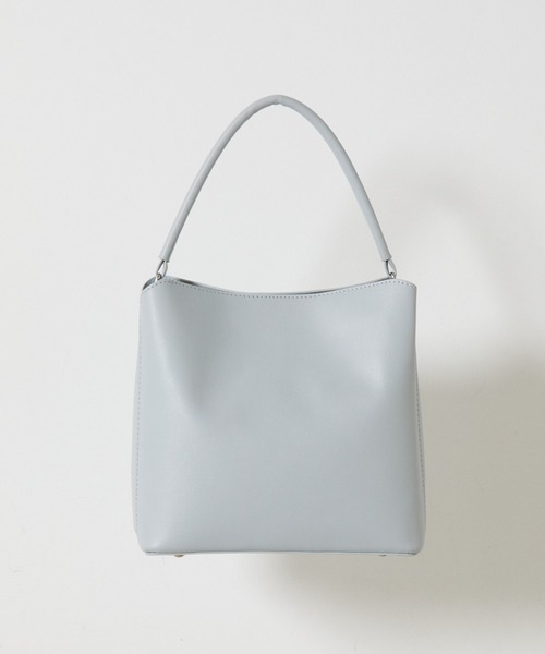 COLONY 2139（コロニートゥーワンスリーナイン）の「ワンハンドルスクエアバッグ（ハンドバッグ・レディース・ライトグレー/シルバー/ブラック・FREE）」の10枚目の写真