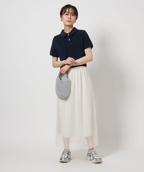 green label relaximngネイビー ブレザースカート 160