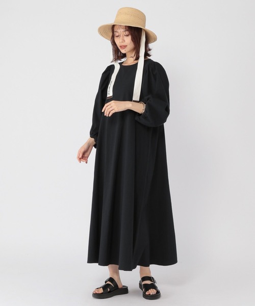 studio CLIP コットンシフリーフレアワンピース studio CLIP コットンシフリーフレアワンピース