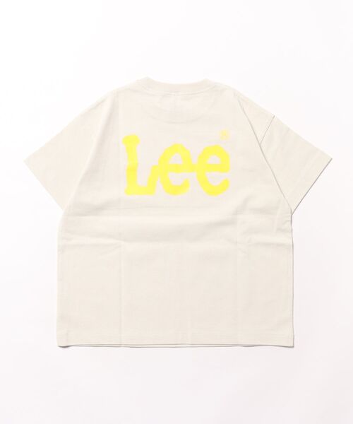 Lee（リー）の「Lee/リー【110-150cm】キッズ LeeロゴバックプリントTシャツ/半袖Tシャツ/ロゴTシャツ【アウトレット店舗・WEB限定】（Tシャツ/カットソー・キッズ・グレー/チャコールグレー/ホワイト・110/120/130）」の4枚目の写真