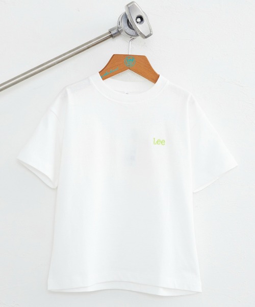 Lee（リー）の「Lee/リー【110-150cm】キッズ LeeロゴバックプリントTシャツ/半袖Tシャツ/ロゴTシャツ【アウトレット店舗・WEB限定】（Tシャツ/カットソー・キッズ・グレー/チャコールグレー/ホワイト・110/120/130）」の18枚目の写真