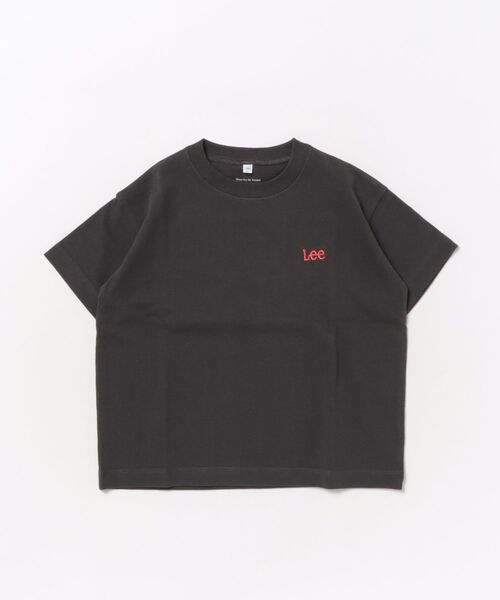 Lee（リー）の「Lee/リー【110-150cm】キッズ LeeロゴバックプリントTシャツ/半袖Tシャツ/ロゴTシャツ【アウトレット店舗・WEB限定】（Tシャツ/カットソー・キッズ・グレー/チャコールグレー/ホワイト・110/120/130）」の7枚目の写真
