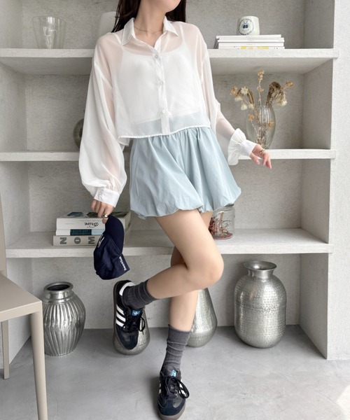 セール】【3色展開】履くだけでガーリースタイルに♪ バルーン