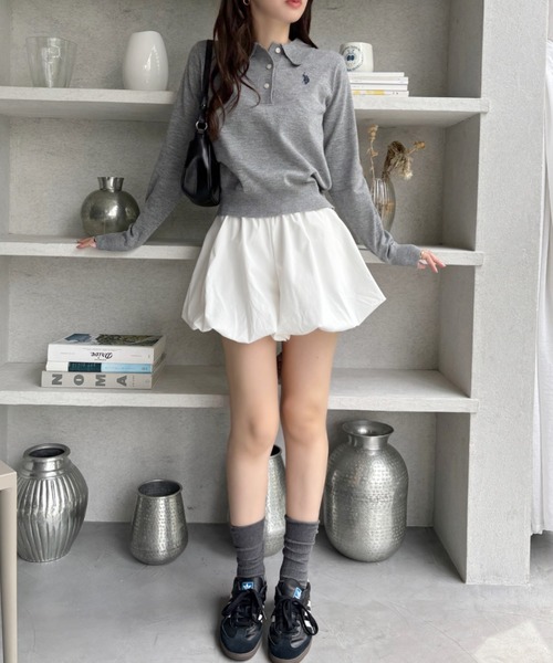 セール】【3色展開】履くだけでガーリースタイルに♪ バルーン