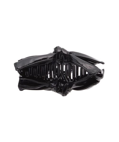 EATME（イートミー）の「リボンエナメルヘアクリップ（バレッタ/ヘアクリップ・レディース・ピンク/ブラック・FREE）」の5枚目の写真