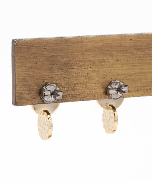 SCALA(スカラ)の「【SCALA/スカラ】丸丸ピアス/made in JAPAN(日本製)(ピアス(両耳用)・レディース・アンティークシルバー/ゴールド/アンティークゴールド・FREE)」の5枚目の写真