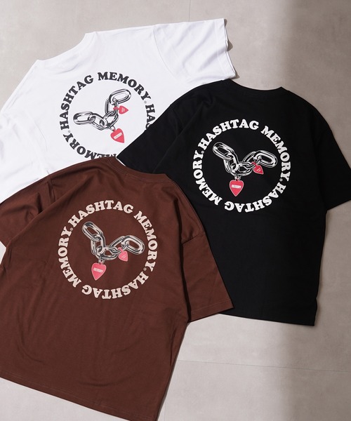 CHRYSOMALLON ストリート 丸首 ロゴ 半袖 Tシャツ 送料関税込 半袖ロゴプリントTシャツ(fremont) | メンズ,トップス