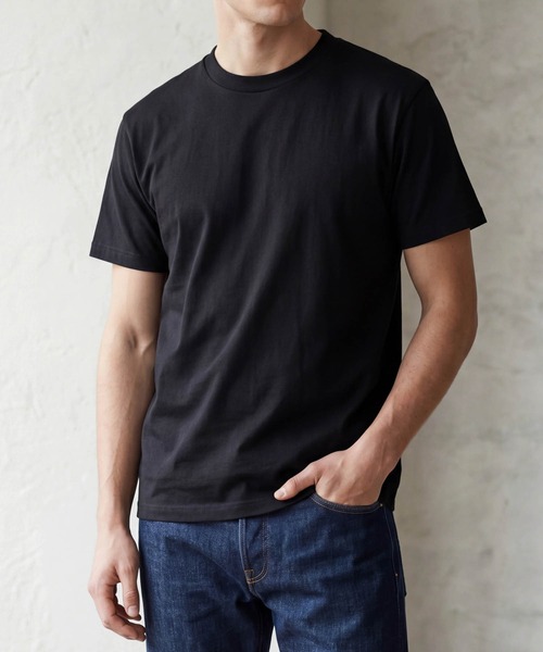 HANES(ヘインズ)の「【Hanes/ヘインズ】BEEFY-T ビーフィー 半袖 クルーネック ヘビーウェイト Tシャツ(Tシャツ/カットソー・メンズ・ブラック/チャコールグレー/スモークグレー/ネイビー/ホワイト・MEDIUM/LARGE/X-LARGE)」の2枚目の写真