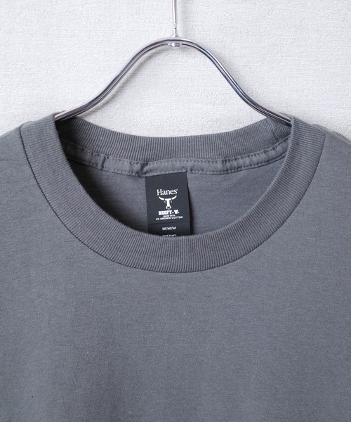 HANES(ヘインズ)の「【Hanes/ヘインズ】BEEFY-T ビーフィー 半袖 クルーネック ヘビーウェイト Tシャツ(Tシャツ/カットソー・メンズ・ブラック/チャコールグレー/スモークグレー/ネイビー/ホワイト・MEDIUM/LARGE/X-LARGE)」の20枚目の写真