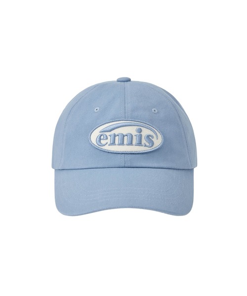 EMIS（イミス）の「TONE ON TONE WAPPEN BALL CAP（キャップ・レディース・ベージュ/ネイビー/ライトパープル/ホワイト/ブラウン/グリーン/レッド/ブラック/スカイブルー/グレー/ブルー・FREE）」の7枚目の写真