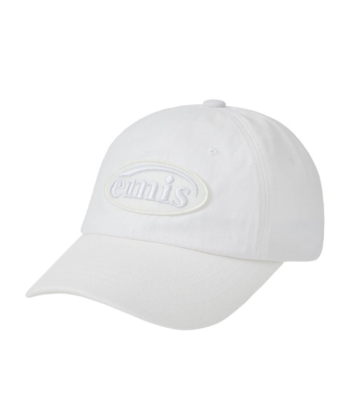 EMIS（イミス）の「TONE ON TONE WAPPEN BALL CAP（キャップ・レディース・ベージュ/ネイビー/ライトパープル/ホワイト/ブラウン/グリーン/レッド/ブラック/スカイブルー/グレー/ブルー・FREE）」の14枚目の写真