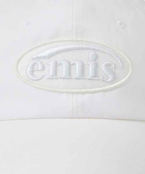 EMIS（イミス）の「TONE ON TONE WAPPEN BALL CAP（キャップ・レディース・ベージュ/ネイビー/ライトパープル/ホワイト/ブラウン/グリーン/レッド/ブラック/スカイブルー/グレー/ブルー・FREE）」の16枚目の写真