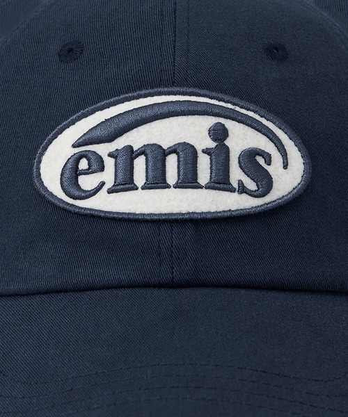 TONE ON TONE WAPPEN BALL CAP-WHITE - EMIS