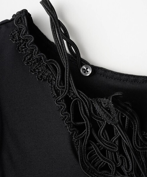 MURRAL/ミューラル】Vine embroidered jersey tank tops