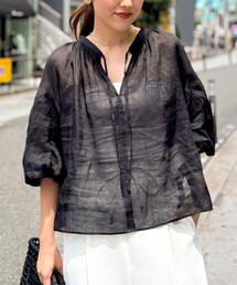 NOLLEY’S | ◇【WEB限定カラーあり】シアーラミー袖バルーンブラウス(シャツ/ブラウス)