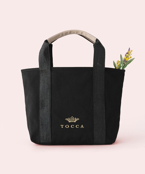 TOCCA(トッカ)の「LUMINA STRADA CANVAS TOTE キャンバストートバッグ(トートバッグ・レディース・ホワイト系/ブラック系/ライトグレー系/ベージュ系/スカイブルー系/ライラック系/ゴールド系5・F)」の3枚目の写真