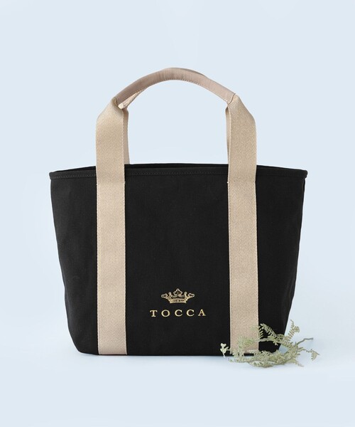 TOCCA(トッカ)の「LUMINA STRADA CANVAS TOTE キャンバストートバッグ(トートバッグ・レディース・ホワイト系/ブラック系/ライトグレー系/ベージュ系/スカイブルー系/ライラック系/ゴールド系5・F)」の13枚目の写真