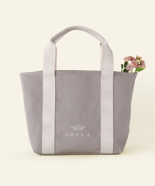 TOCCA(トッカ)の「LUMINA STRADA CANVAS TOTE キャンバストートバッグ(トートバッグ・レディース・ホワイト系/ブラック系/ライトグレー系/ベージュ系/スカイブルー系/ライラック系/ゴールド系5・F)」の14枚目の写真