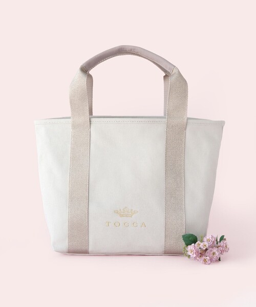 TOCCA(トッカ)の「LUMINA STRADA CANVAS TOTE キャンバストートバッグ(トートバッグ・レディース・ホワイト系/ブラック系/ライトグレー系/ベージュ系/スカイブルー系/ライラック系/ゴールド系5・F)」の15枚目の写真