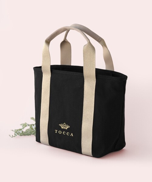 TOCCA(トッカ)の「LUMINA STRADA CANVAS TOTE キャンバストートバッグ(トートバッグ・レディース・ホワイト系/ブラック系/ライトグレー系/ベージュ系/スカイブルー系/ライラック系/ゴールド系5・F)」の16枚目の写真