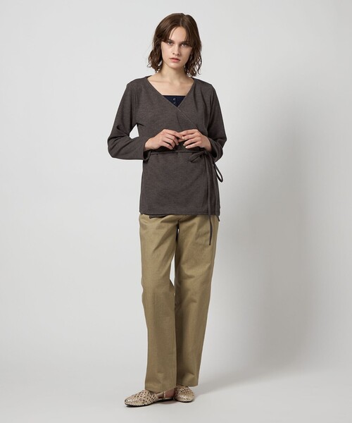 Steven Alan（スティーブンアラン）の「＜Steven Alan＞カシュクール カーディガン（カーディガン/ボレロ・レディース・ナチュラル/ダークブラウン・FREE）」の21枚目の写真