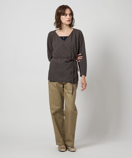 Steven Alan（スティーブンアラン）の「＜Steven Alan＞カシュクール カーディガン（カーディガン/ボレロ・レディース・ナチュラル/ダークブラウン・FREE）」の22枚目の写真