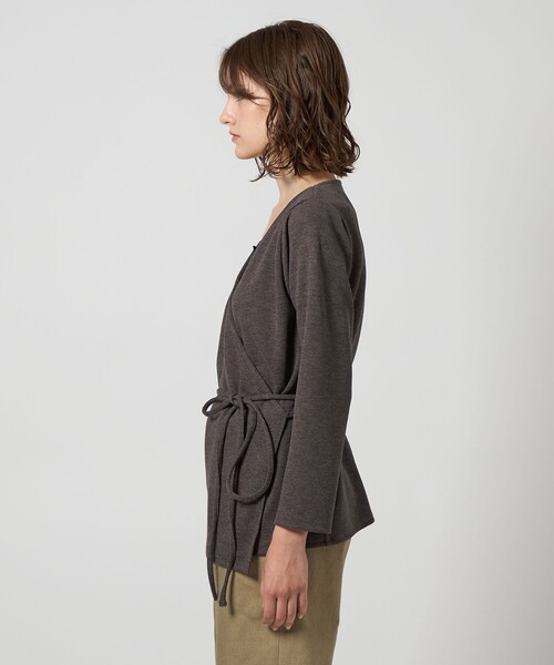 Steven Alan（スティーブンアラン）の「＜Steven Alan＞カシュクール カーディガン（カーディガン/ボレロ・レディース・ナチュラル/ダークブラウン・FREE）」の5枚目の写真