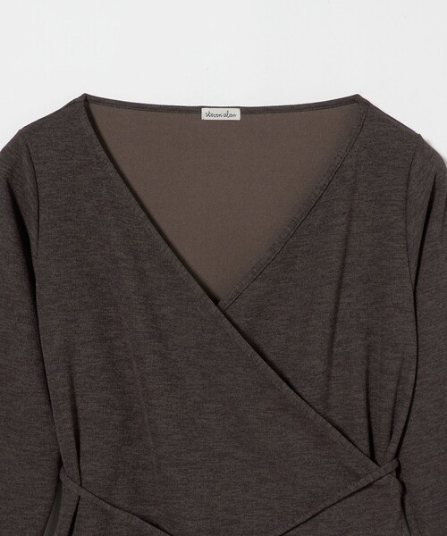 Steven Alan（スティーブンアラン）の「＜Steven Alan＞カシュクール カーディガン（カーディガン/ボレロ・レディース・ナチュラル/ダークブラウン・FREE）」の9枚目の写真