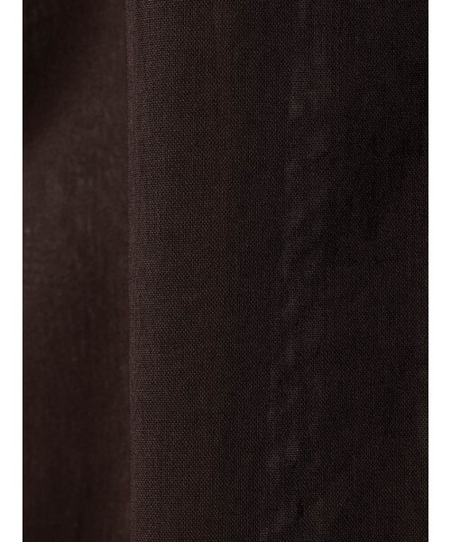MIDIUMISOLID(ミディウミソリッド)の「MIDIUMISOLID Men’s シアーボイルベーシックシャツ(シャツ/ブラウス・メンズ・オフホワイト/ブラック/ブラウン・FREE)」の5枚目の写真