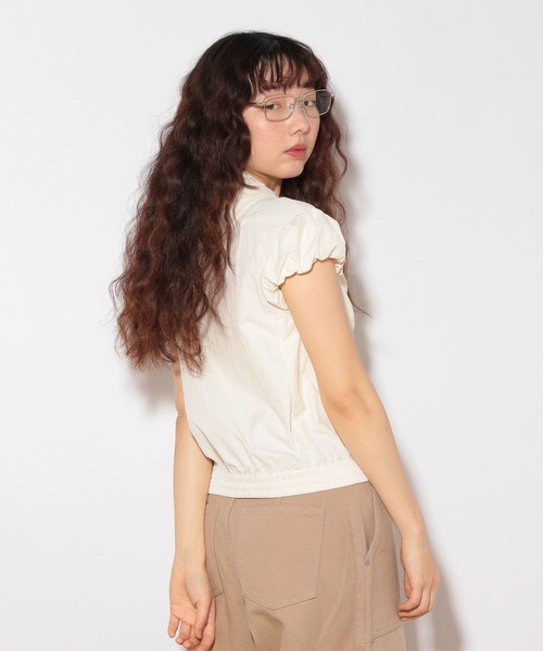 Heather(ヘザー)の「HOLiC ギャザーZIPシャツ 497248(シャツ/ブラウス・レディース・ベージュ/アイボリー/ブラック・FREE)」の18枚目の写真