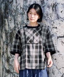 forformo チェックトップス　フォルモ FORMO / FRILL BLOUSE – SPITIFARO