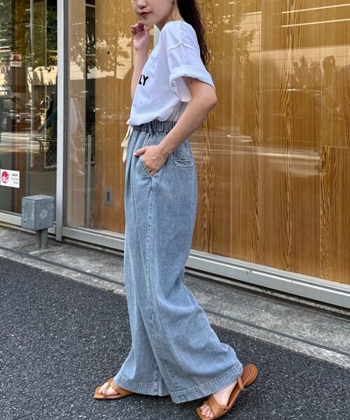 CIAOPANIC TYPY(チャオパニックティピー)の「梨地アソートプリント半袖TEE(Tシャツ/カットソー・レディース・ホワイト系その他/ホワイト/ホワイト系その他3/ホワイト系その他2・ONE SIZE)」の7枚目の写真