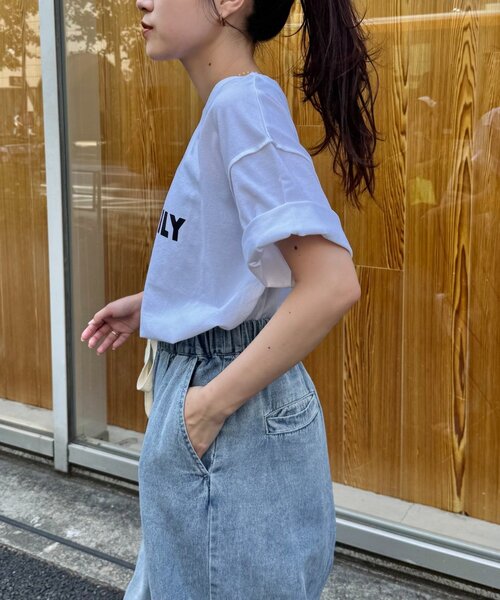 CIAOPANIC TYPY(チャオパニックティピー)の「梨地アソートプリント半袖TEE(Tシャツ/カットソー・レディース・ホワイト系その他/ホワイト/ホワイト系その他3/ホワイト系その他2・ONE SIZE)」の12枚目の写真