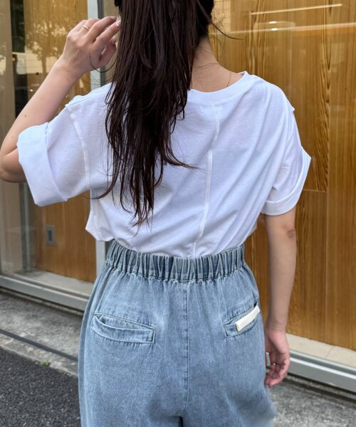 CIAOPANIC TYPY(チャオパニックティピー)の「梨地アソートプリント半袖TEE(Tシャツ/カットソー・レディース・ホワイト系その他/ホワイト/ホワイト系その他3/ホワイト系その他2・ONE SIZE)」の13枚目の写真