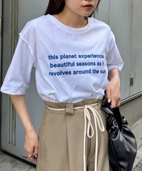 CIAOPANIC TYPY(チャオパニックティピー)の「梨地アソートプリント半袖TEE(Tシャツ/カットソー・レディース・ホワイト系その他/ホワイト/ホワイト系その他3/ホワイト系その他2・ONE SIZE)」の15枚目の写真