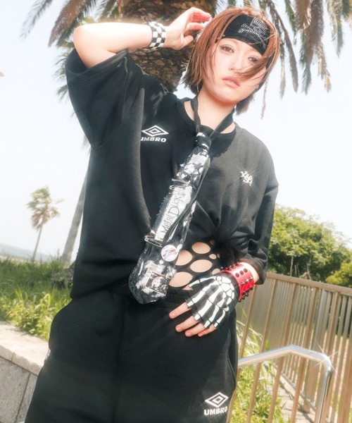 younger song（ヤンガーソング）の「【限定】UMBRO/アンブロ Younger Song/ヤンガーソング 半袖Tシャツ ショーツ セットアップ スウェット MRYS-ST003（Tシャツ/カットソー・メンズ・ピンク/ブラウン/ホワイト/ブラック・LL/L/M/S）」の6枚目の写真