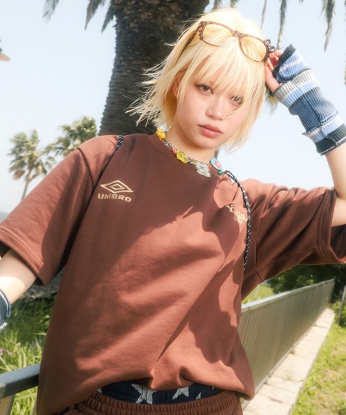 younger song（ヤンガーソング）の「【限定】UMBRO/アンブロ Younger Song/ヤンガーソング 半袖Tシャツ ショーツ セットアップ スウェット MRYS-ST003（Tシャツ/カットソー・メンズ・ピンク/ブラウン/ホワイト/ブラック・LL/L/M/S）」の8枚目の写真