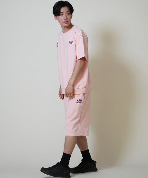 younger song（ヤンガーソング）の「【限定】UMBRO/アンブロ Younger Song/ヤンガーソング 半袖Tシャツ ショーツ セットアップ スウェット MRYS-ST003（Tシャツ/カットソー・メンズ・ピンク/ブラウン/ホワイト/ブラック・LL/L/M/S）」の18枚目の写真