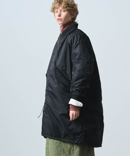 セール】「KHA:KI / カーキ」LONG MA-1（ミリタリージャケット）｜kha