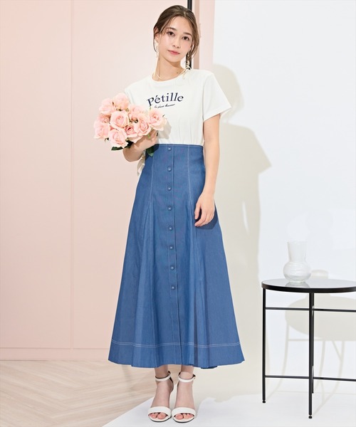 WILLSELECTION（ウィルセレクション）の「ハイウエストデニムスカート（デニムスカート・レディース・ブルー/ネイビー・FREE）」の15枚目の写真