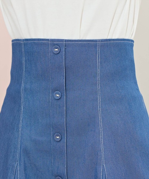 WILLSELECTION（ウィルセレクション）の「ハイウエストデニムスカート（デニムスカート・レディース・ブルー/ネイビー・FREE）」の20枚目の写真