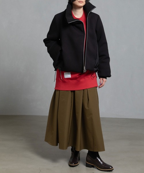 MARECHAL TERRE（マルシャルテル）の「スタンドカラーダウンブルゾン（ダウンジャケット/コート・レディース・ブラウン/ネイビー/アイボリー/ブラック・MEDIUM）」の17枚目の写真