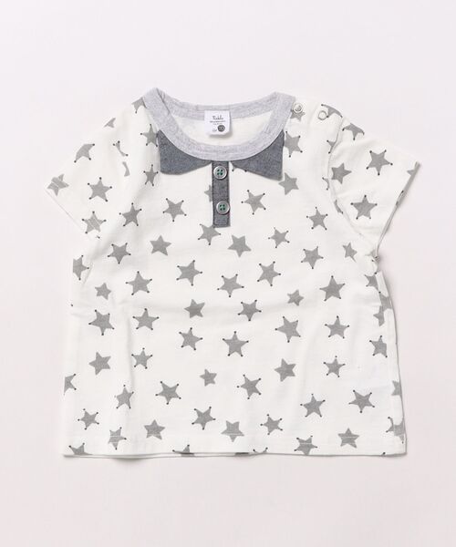 RAGMART(ラグマート)の「プリント半袖Tシャツ(Tシャツ/カットソー・キッズ・その他/ネイビー・70cm/80cm/90cm)」の1枚目の写真