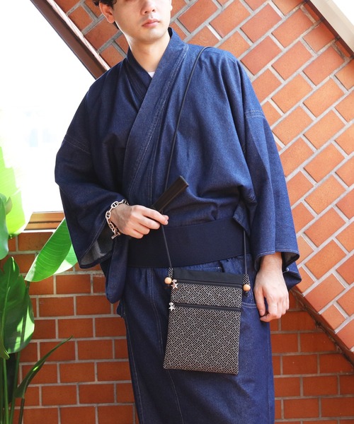 ８(eight)（エイト）の「印伝調 ファスナーポシェット(ロング)（和装小物・メンズ・ブラック系その他/ブラック系その他2/ブラック系その他3/ブラック系その他4・FREE）」の7枚目の写真