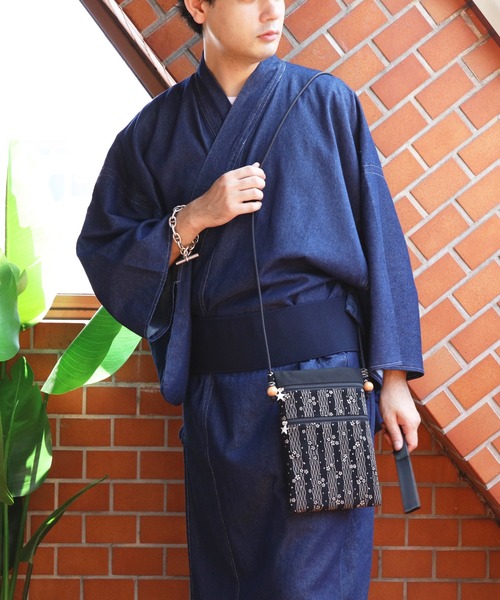 ８(eight)（エイト）の「印伝調 ファスナーポシェット(ロング)（和装小物・メンズ・ブラック系その他/ブラック系その他2/ブラック系その他3/ブラック系その他4・FREE）」の10枚目の写真